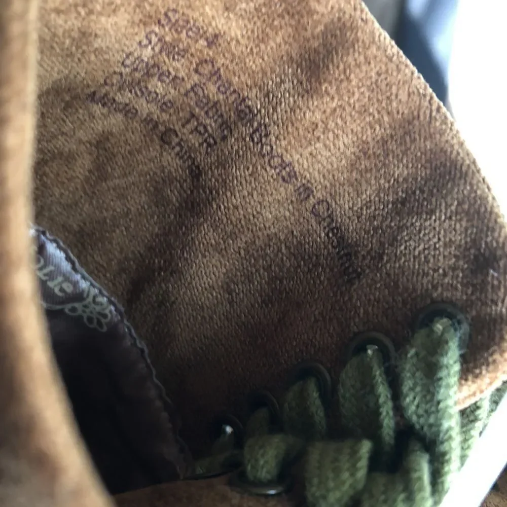 Joyfolie “Chantal in Chestnut” toddler Faux Suede Boots